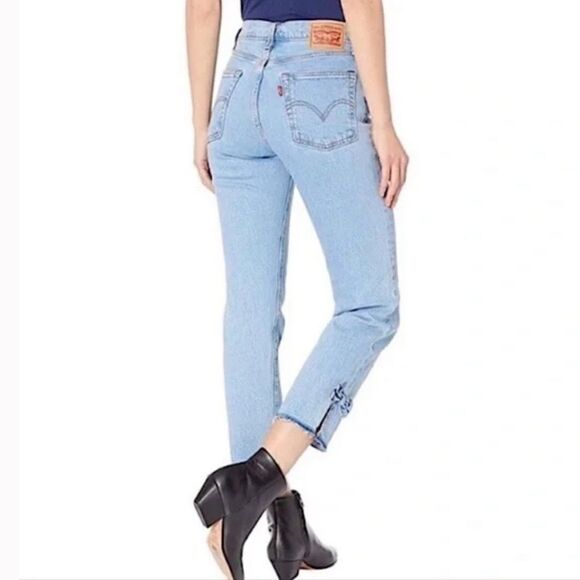 Levi’s Wedgie Sweet Nothings Bow Jeans Size 28 - Picture 2 of 8